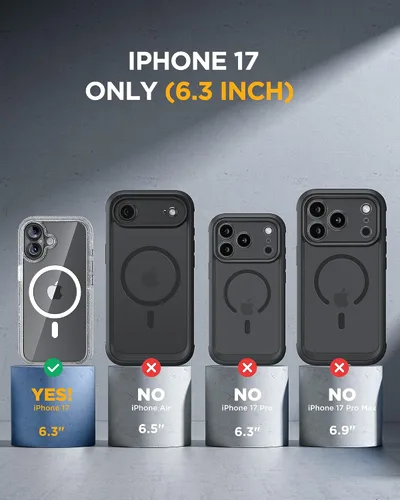 Vista 194 de Miracase Serie de vidrio para iPhone 11 de 6.1 pulgadas, funda protectora de cuerpo completo resistente mejorada con protector de pantalla de vidrio