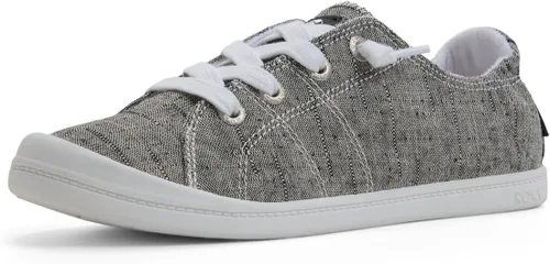 Vista 10 de Roxy Women's Bayshore Canvas Slip-on Sneaker Negro