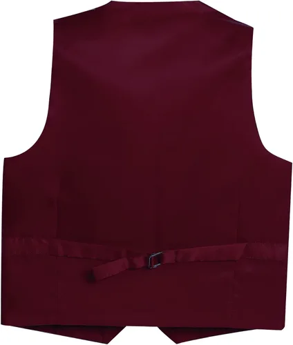 Vista 4 de Gioberti Chaleco de traje formal de 4 botones para niño