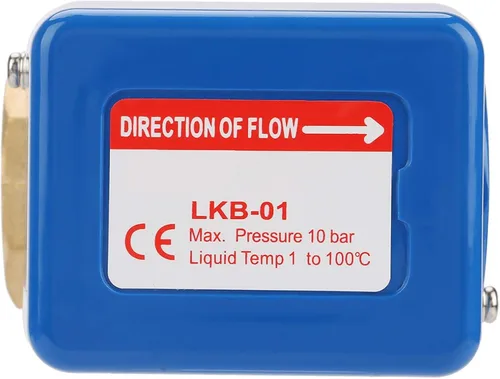 Vista 9 de Oumefar Interruptor de control de paleta de flujo de agua líquida, 1 unidad 5.2-23L/minuto válvula eléctrica estable de agua interruptor de flujo