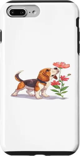 Vista 9 de iPhone 15 Funny Sniffari Support Squad Beagle Dog Lover Puppy Parent Case