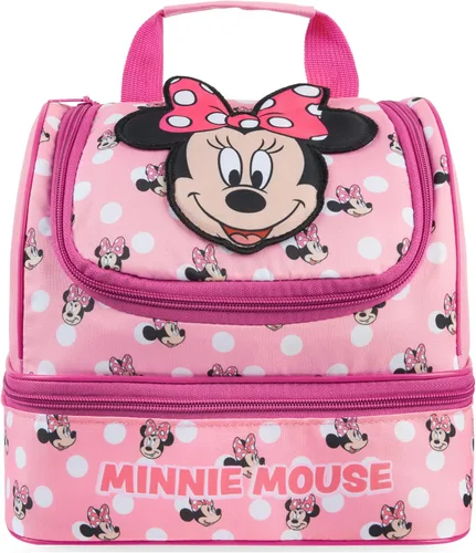 Vista 8 de Get Trend Disney Stitch Girls 3D Insulated Lunch Bag with Two Compartments Reusable Kids Snack Bag, Zipped Cooler Bag with Carry Handle, Picnic Blue