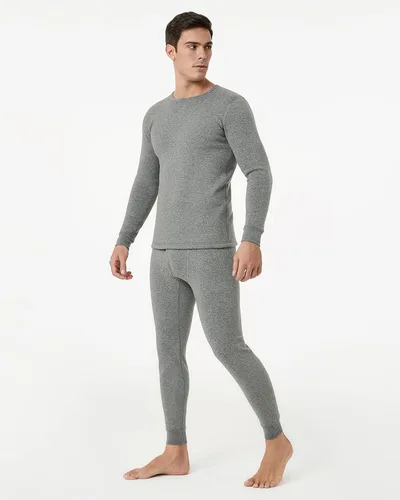 Vista 2 de LAPASA Men's Ultra Heavyweight Thermal Underwear Set Extreme Cold Weather Base Layer Top Bottom Fleece Lined Long Johns M63