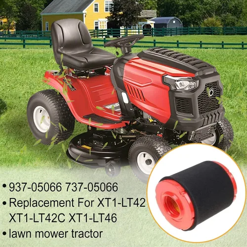 Vista 5 de Chikia Paquete de 2 filtros de aire 937-05066 para CubCadet MTD Craftsman 737-05066 TB42 TB46 Rotary 15847 547cc XT1-LT42 XT1-LT46 PowerMore T1300