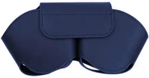 Vista 11 de Funda de viaje portátil para Apple AirPod Max, color negro Cuero vegano duradero, funda de transporte
