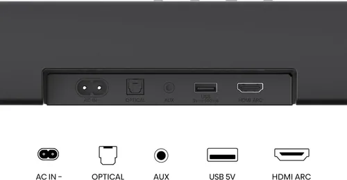 Vista 12 de Hisense AX3100Q Barra de sonido de 3.1 canales con subwoofer inalámbrico, Dolby Atmos, DTS:X, canal central, control de aplicación y control remoto