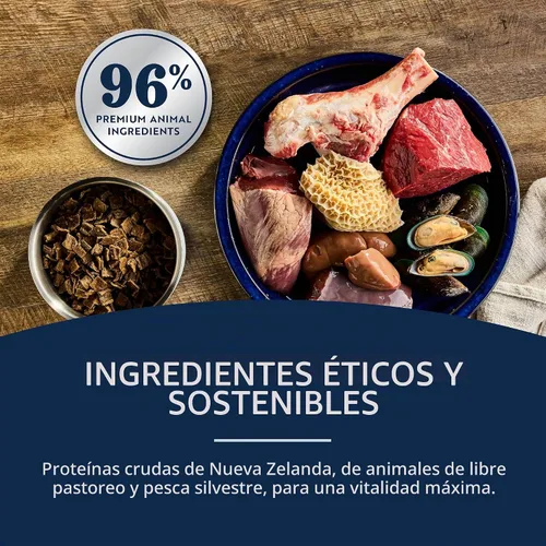 Vista 4 de ZIWI Peak - Alimento para perros secado al aire, carne de res, totalmente natural, alta proteína, sin granos, ingredientes limitados
