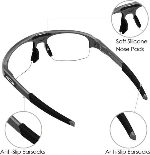 Vista 4 de BLAZERBUCK Kits de calcetines de repuesto para orejas y nariz para gafas de sol Oakley Mercenary Asian Fit OO9424F