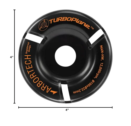 Vista 9 de ARBORTECH TURBOPlane Blade 4 pulgadas/3.937 in Carburo Carburo Carburo Amoladora Ángulo de Disco Accesorio IND.FG.400.20