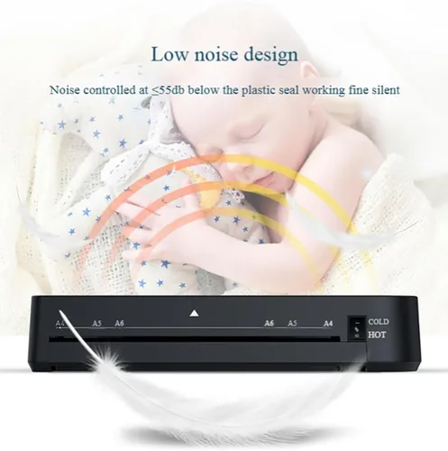 Vista 8 de Thermal Laminator Machine,A4 Lamination Machine w/30 Laminating Pouches,Paper Trimmer & Corner Rounder,for School Home Business Use