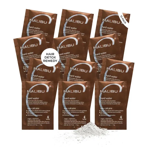 Vista 10 de Malibu C Remedio capilar Hard Water Wellness (1 paquete) – Elimina los depósitos de agua dura y las impurezas del cabello – Contiene complejo