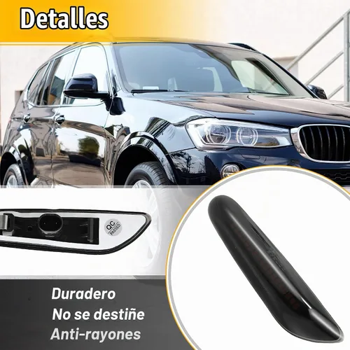 Vista 6 de X AUTOHAUX Señales de giro laterales LED completas para BMW 1 3 5 Serie E36 E46 E60 E87 E90 E92 X1 X3 63133418447 63133418448 Ensamblajes de luz