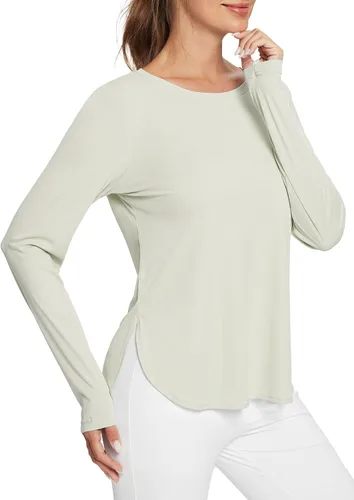 Vista 81 de BALEAF - Camisetas de sol de manga larga para mujer, con FPU 50+, para senderismo, ligeras, de secado rápido, protección contra rayos ultravioleta
