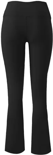 Vista 4 de Pantalones de yoga acampanados con cintura en V y levantamiento de glúteos, pantalones de yoga para mujer, pantalones de algodón para mujer