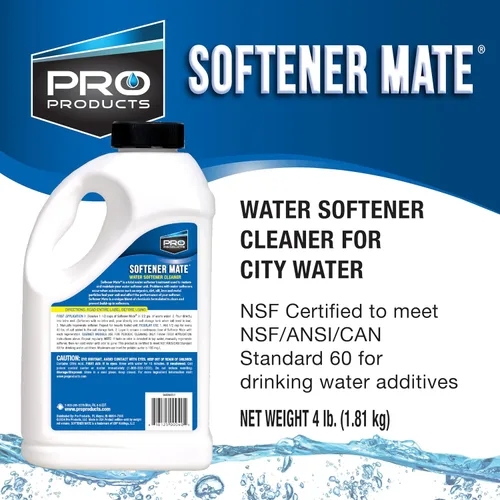 Vista 2 de Pro Products Softener Mate, Limpiador de Sistema Suavizador de Agua para Toda la Casa, Elimina Hierro Limitado, Manganeso, Sedimento, Metal