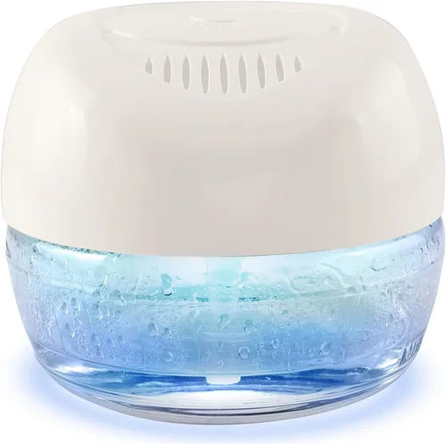 Vista 20 de Limpiador de Aire Lavador de Aire, Difusor de Aromas para Aire Fresco para el Hogar, Oficina, Purificador de Aire con Luz Nocturna (Negro)
