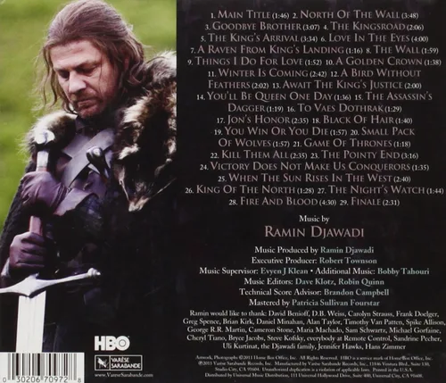 Vista 2 de Game Of Thrones Ramin Djawadi