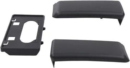 Vista 8 de CROSSDESIGN Protectores de parachoques delantero y soporte de marco de matrícula compatible con Ford F150 2009-2014