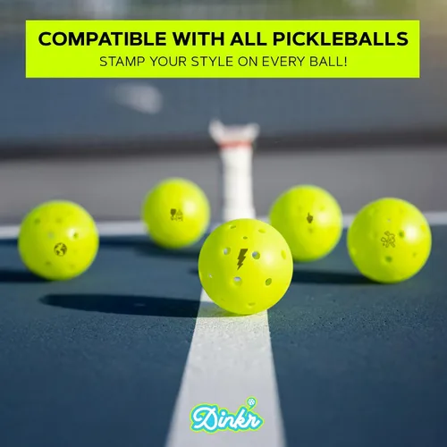 Vista 6 de Dink Ink Sello de Pickleball – Manera Divertida de Marcar tus Pelotas de Pickleball Gran Regalo para los Amantes del Pickleball Fácil de Usar