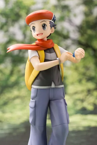 Vista 21 de Kotobukiya ARTfx J Pokemon Series Kouki con Hikosaru, escala 1/8, PVC, figura completa prepintada PV026