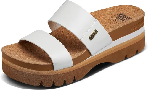 Vista 17 de REEF Sandalias Cushion Vista Higher Slide para mujer Negro