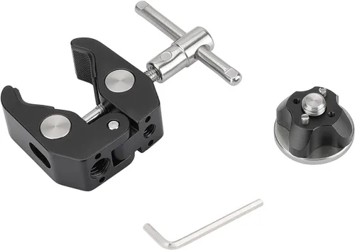 Vista 7 de CAMVATE Abrazadera de cangrejo Super con montaje en roseta M6 Agujero de rosca hembra para kit de accesorios de cámara - 2869