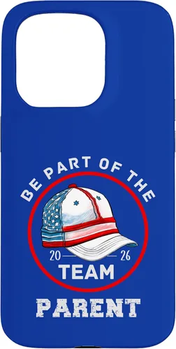 Vista 14 de Be Part of The Team Baseball Design Parent Version 2026 Case for iPhone 17