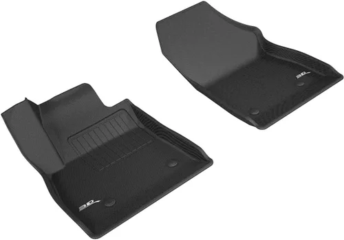 Vista 11 de 3D MAXpider Tapete para piso para todo clima para Select Chevrolet Modelos Volt, Juego completo, Set completo, Negro