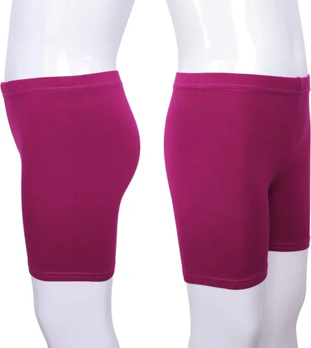 Vista 3 de Ruisita Paquete de 6 pantalones cortos de baile para niñas, pantalones cortos de ciclismo, transpirables y seguros, Gris, azul marino, blanco