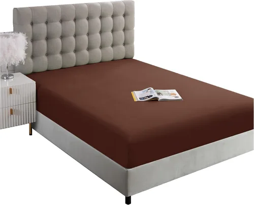 Vista 12 de Sábana ajustable de tamaño completo Ghooss - Sábana con bolsillo profundo de hasta 14 pulgadas - Resistente a las arrugas, la decoloración
