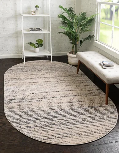 Vista 20 de Unique Loom Oasis Collection - Alfombra de área tranquila (2 x 3 pies, rectangular, gris/marfil)
