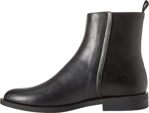Vista 5 de Tienda Essentials Botines planos con cremallera exterior para mujer