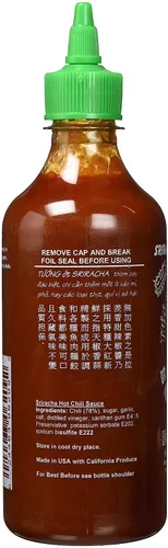 Vista 3 de Huy Fong Sriracha Salsa de chile picante, botellas de 17 onzas, paquete de 2
