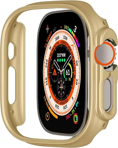 Vista 11 de Compatible con Apple Watch de 1.654 pulgadas Series 10 (2024), protector de parachoques superfino, cubierta dura de policarbonato, ligero, delgado