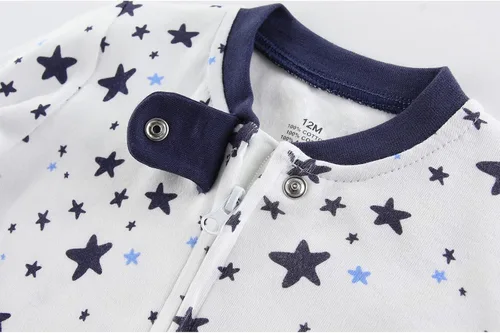 Vista 7 de Ropa unisex para bebés, paquete de 5 mamelucos de manga corta y 3 mamelucos con pies para bebé