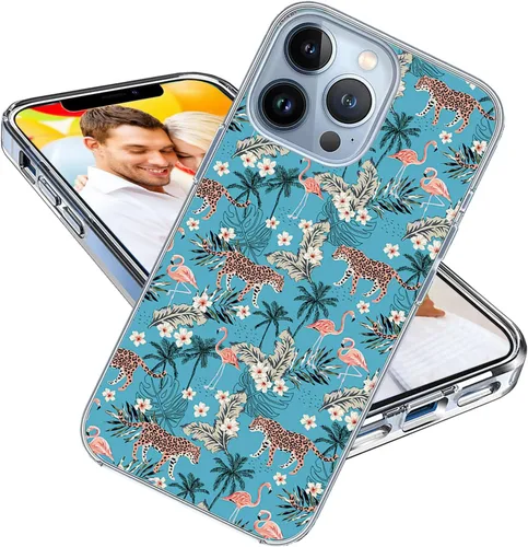Vista 8 de Funda protectora para iPhone 13 Pro Max para niñas, mujeres y hombres, a prueba de golpes, delgada, suave, TPU transparente, funda protectora