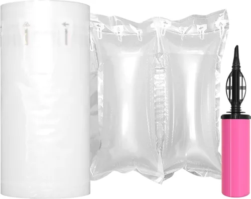 Vista 13 de Almohadas de aire para envío con bomba de embalaje, bolsas de aire, 200 unidades inflables, suministros de envío, relleno de caja