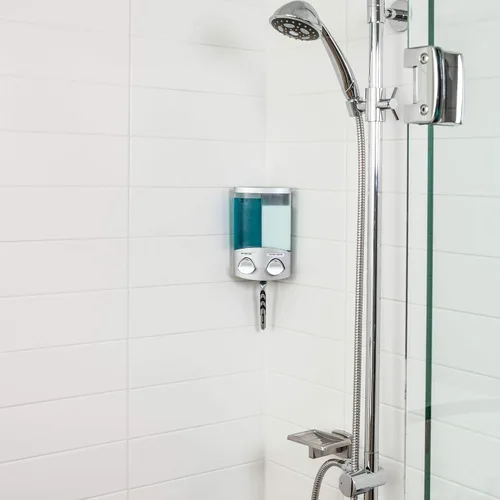 Vista 4 de Better Living Products 76234-1 DUO Dispensador de 2 cámaras, plata satinada