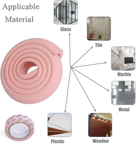 Vista 17 de Protectores de espuma compatibles con anclaje de pared para muebles, protectores de espuma para paredes, protectores de esquina con funciones