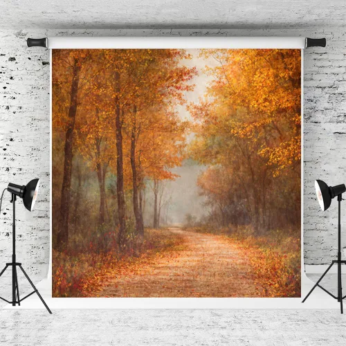 Vista 17 de Kate Fondo de fotografía para el día de Acción de Gracias, otoño, calabaza, decoración del hogar, fondo para niños, fiesta, estudio (7 x 5 pies)