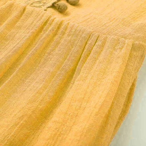 Vista 5 de Vestido de mezclilla para mujer, bohemio, talla grande, con cuello en V, color sólido, con borlas, vestido largo de boda, vestidos de novia 2022