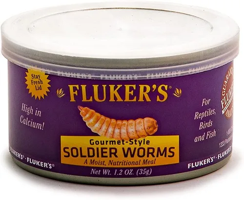 Vista 16 de Fluker's Alimento enlatado gourmet para reptiles, peces, pájaros y animales pequeños, cucarachas pequeñas Dubia, 1.2 oz