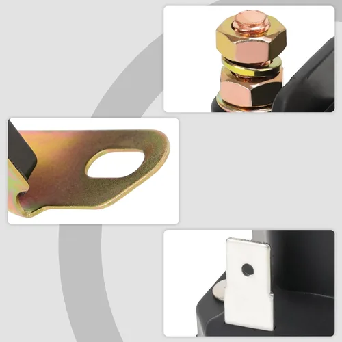 Vista 3 de MaySpare Solenoide de arranque compatible con tractor de césped John Deere AM133094, MTD 725-04439 Cub Cadet