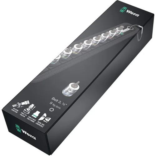 Vista 12 de Wera 05003882001 Correa 3 Torx Hf Bitnuss/Set Torx con función de sujeción