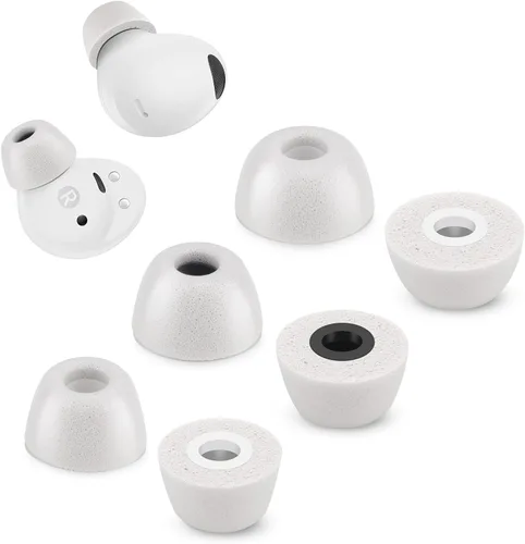 Vista 9 de Puntas de espuma viscoelástica para Samsung Galaxy Buds 2 Pro, sin dolor de silicona en las orejas, almohadillas de repuesto antideslizantes, cabe