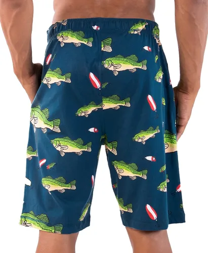 Vista 96 de Lazy One - Pantalones cortos de pijama para hombre, ropa de dormir