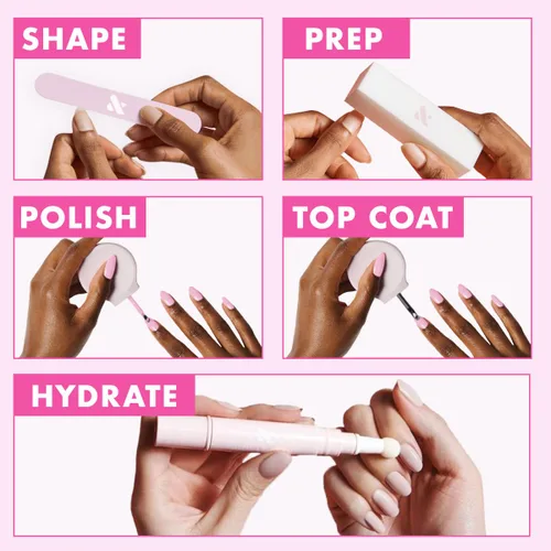 Vista 7 de Olive & June - Esmalte de uñas de larga duración, similar al gel, no necesita lámpara, dura hasta 10 días, brillo sin 15 ingredientes nocivos