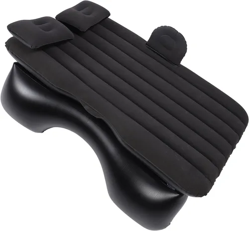 Vista 2 de Brilluxa Car Air Mattress, Inflatable Back Seat Bed Portable Sleeping Pad with 2 Pillows and Stable Support for SUVs and Trucks (Black)