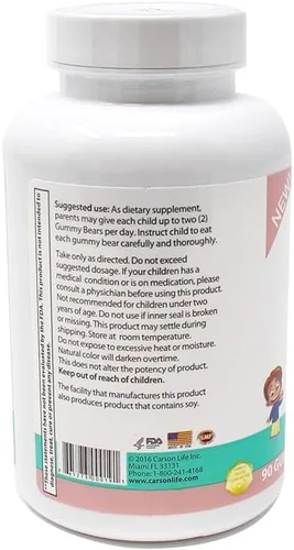 Vista 2 de Carson Life Gomitas multivitamínicas para niños - Paquete de 2
