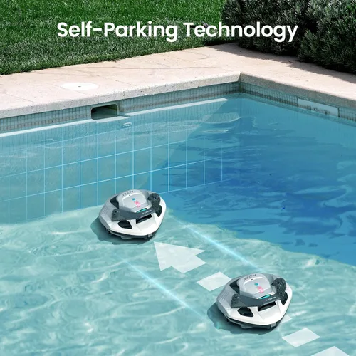 Vista 7 de AIPER Seagull SE 2025 Cordless Robotic Pool Vacuum with 1200GPH Strong Suction, Lasts 90 Mins Runtime, LED Indicator,Pool Vacuum for Above-Ground